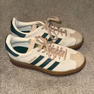 ADIDAS GAZELLE BOLD GREEN&TAN| WOMENS 8